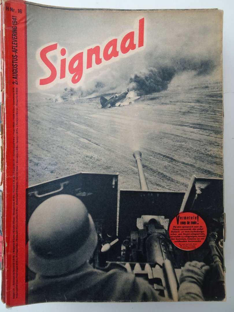 Reetz, Wilhelm & Harald Lechenperg (ed.). - Signaal. 39 stuks. 1940: 3x. 1941: 7x. 1942: 14x. 1943: 12x. 1944: 3x.