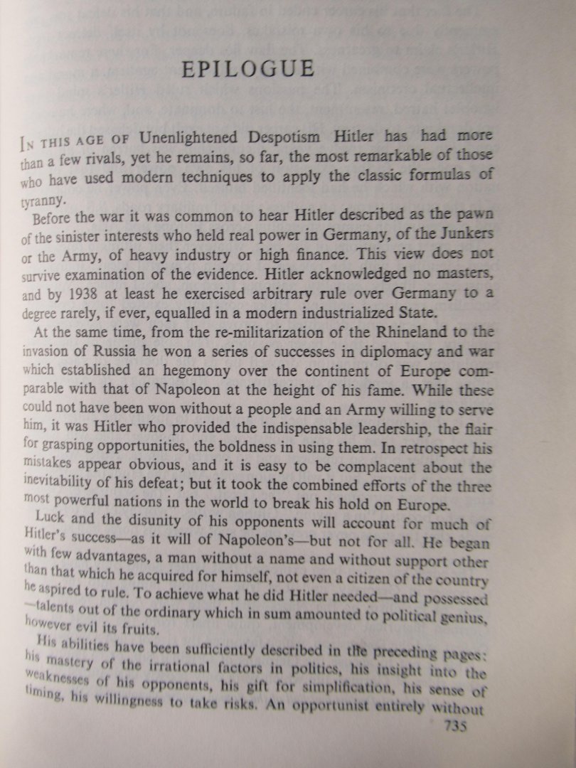Bullock, Alan - Hitler A study in tyranny