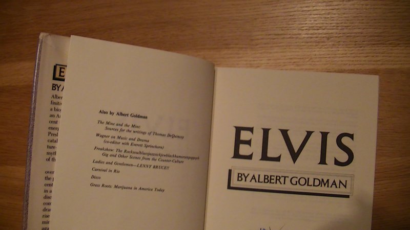 Goldman A. albert - Elvis by Albert Goldman