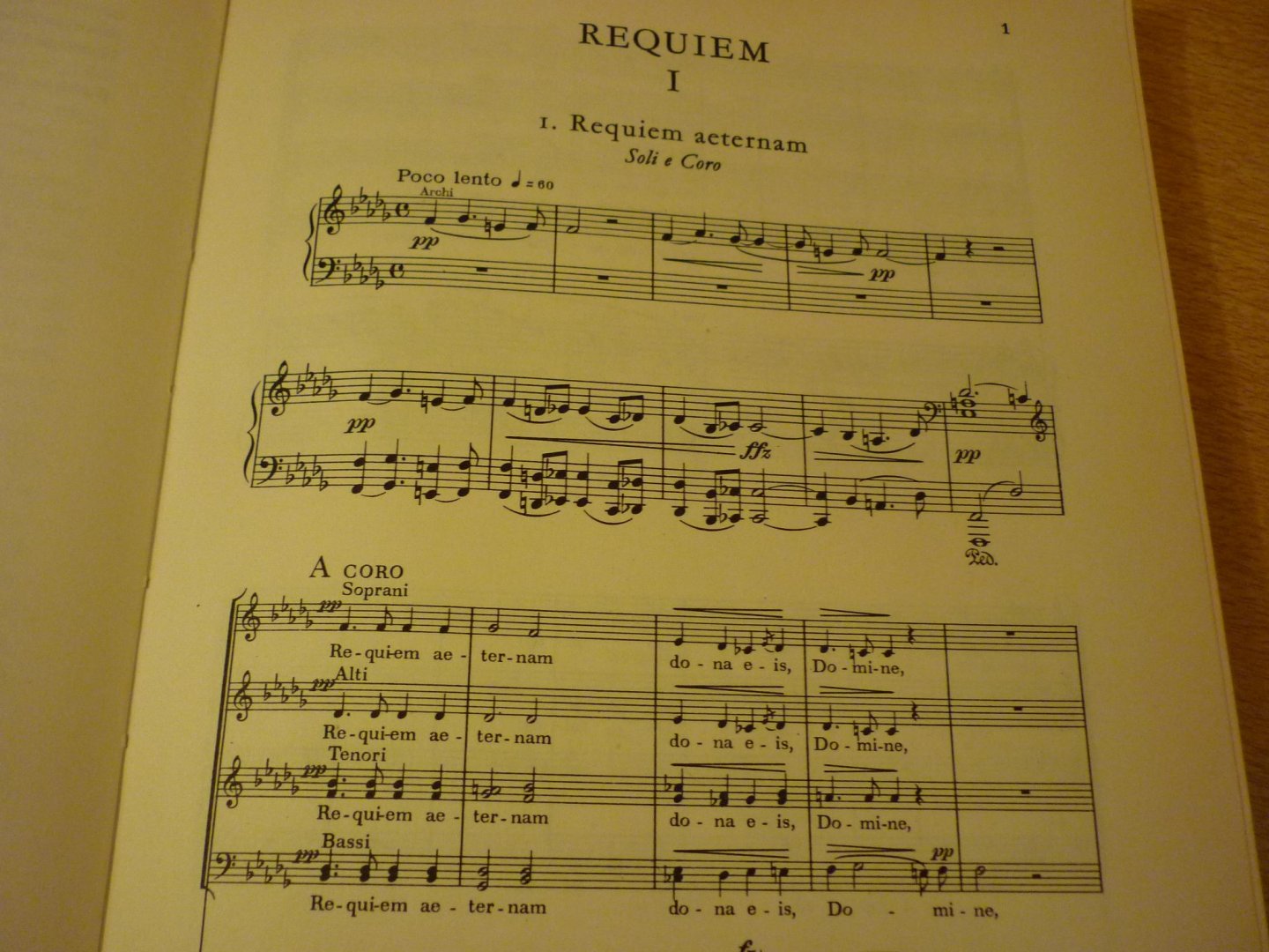 Dvorak; Antonín - Requiem op. 89; Gesamtausgabe der Werke von Antonin Dvorak. Klavierauszug (Karel Solc)