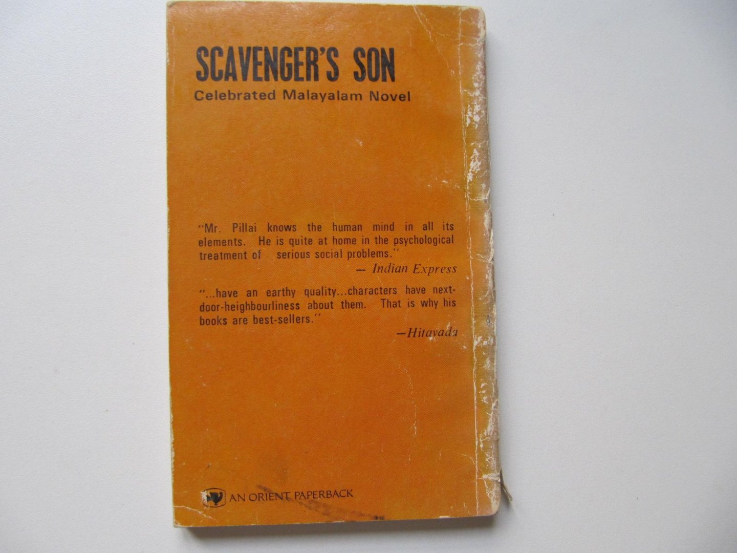 T. Sivasankara Pillai - Scavenger's Son