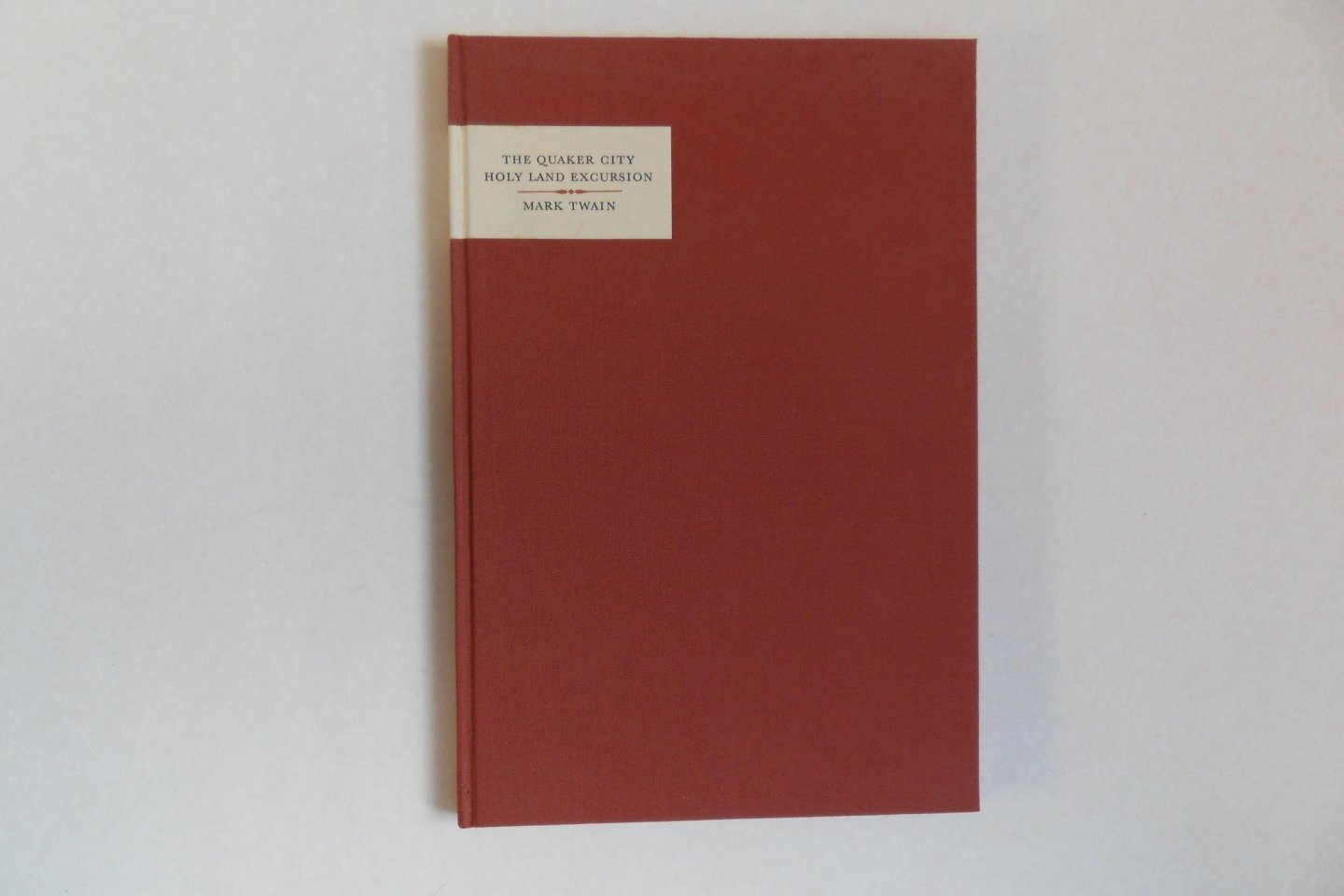 Twain, Mark. [ Signed by the artist John de Pol ]. - The Quaker City. - Holy Land Excursion. - An unfinished Play by Mark Twain, 1867. - With woodengravings by John de Pol. [ Genummerd ex.: 78 / 150 ].