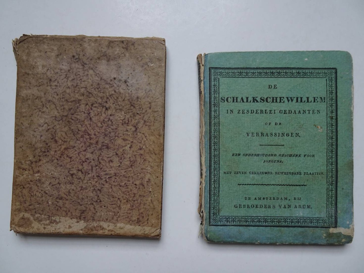 N.n.. - De schalksche Willem in zesderlei gedaanten of de verrassingen. Een onderhoudend geschenk voor jongens.