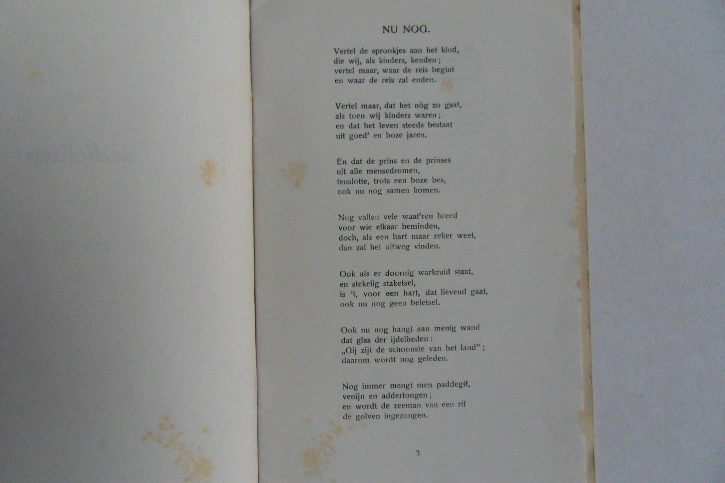 Hattum, Jac. van. - Gedichten. [ De Jong 362 ].