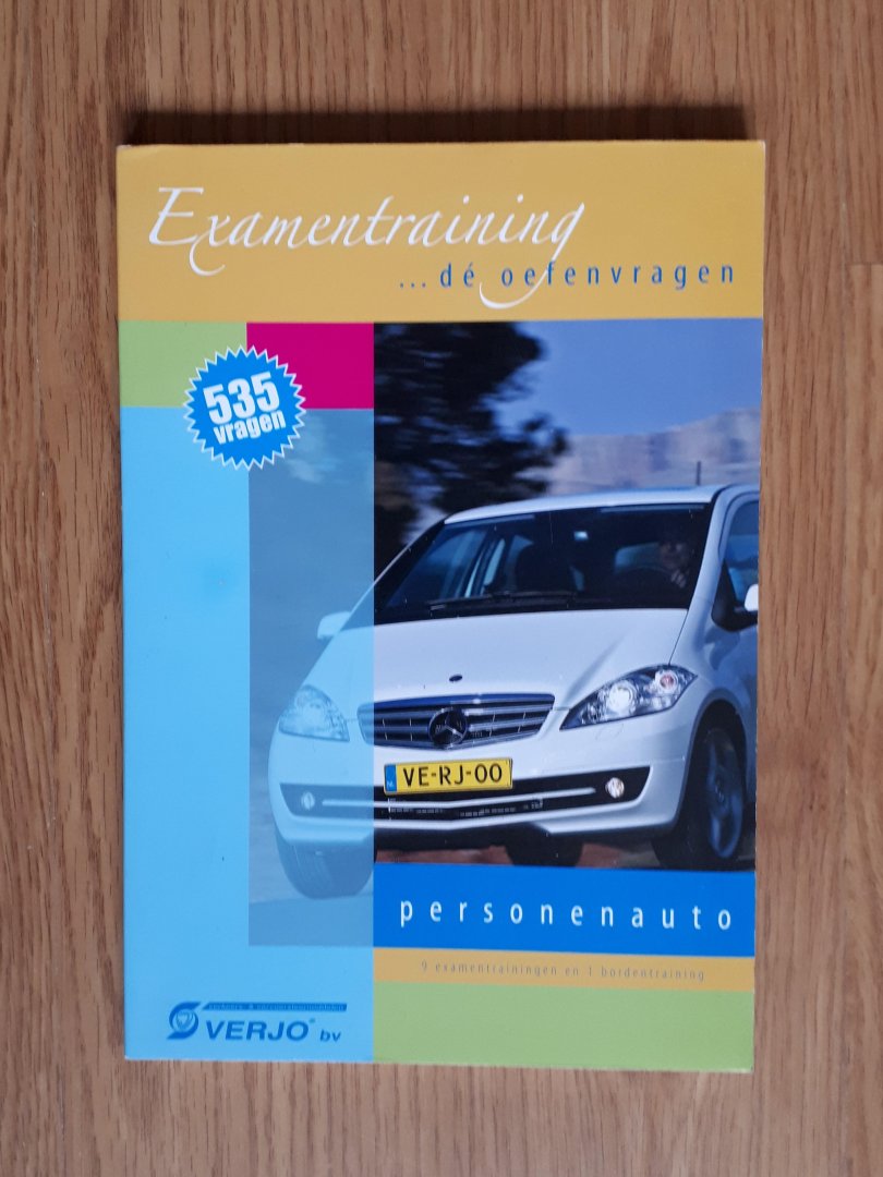 Verjo BV - Examentraining Personenauto. De oefenvragen