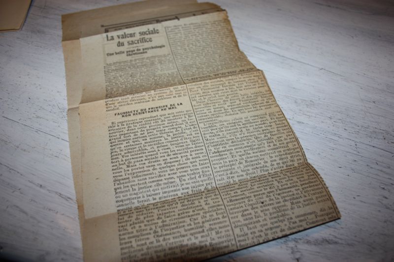 Groot, J.F. de S.J. - Handleiding bij het katholiek Godsdienst-onderwijs. + uitgeversreclame + krantenknipsel 1914 (franstalig)