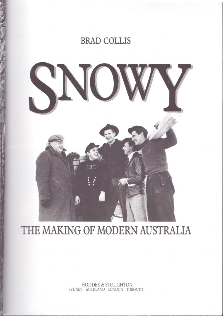 Collis B. (ds1236) - Snowy, the making of modern Australia