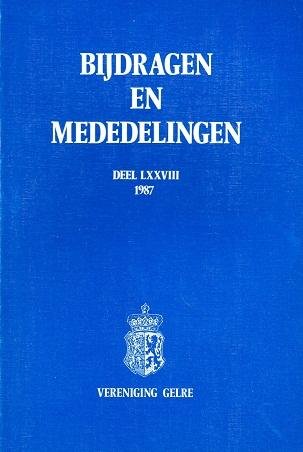 Diverse - Bijdragen en Mededelingen Deel LXXVIII 1987