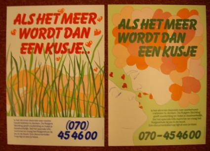 STUDIO DE HEUS & WOREELL, VORMGEVING. - Als het meer wordt dan een kusje... [ De Rutgers Stichting ].