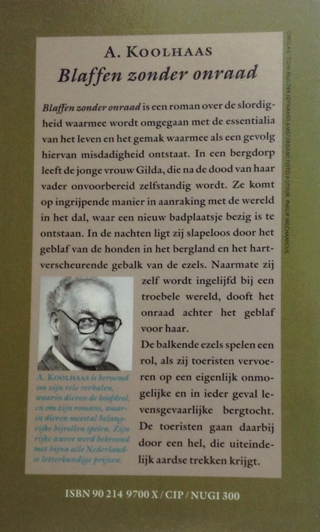 Koolhaas, A. - Blaffen zonder onraad