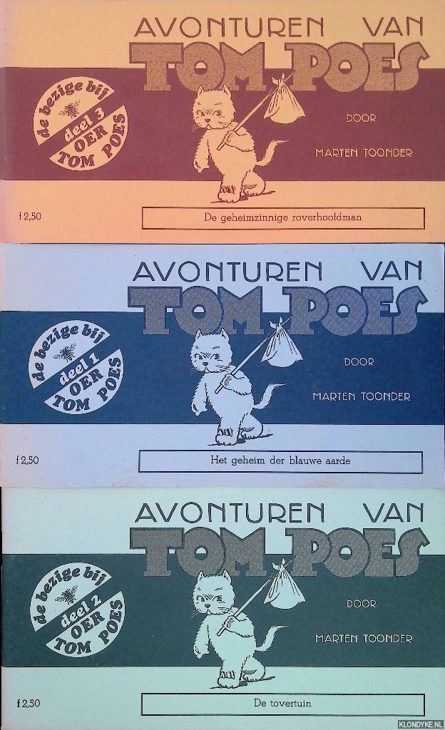 Toonder, Marten - Avonturen van Tom Poes: Oer Tom Poes (3 delen)