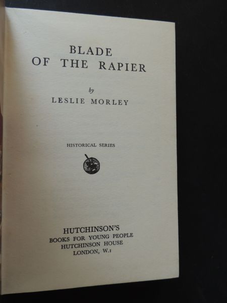 Morley Leslie - Blade of The Rapier