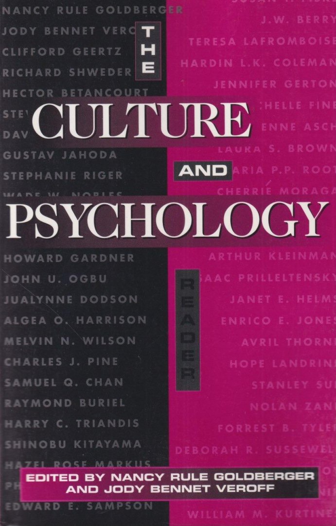 Goldberger, Nancy Rule & Jody Bennet Veroff - The Culture and Psychology Reader