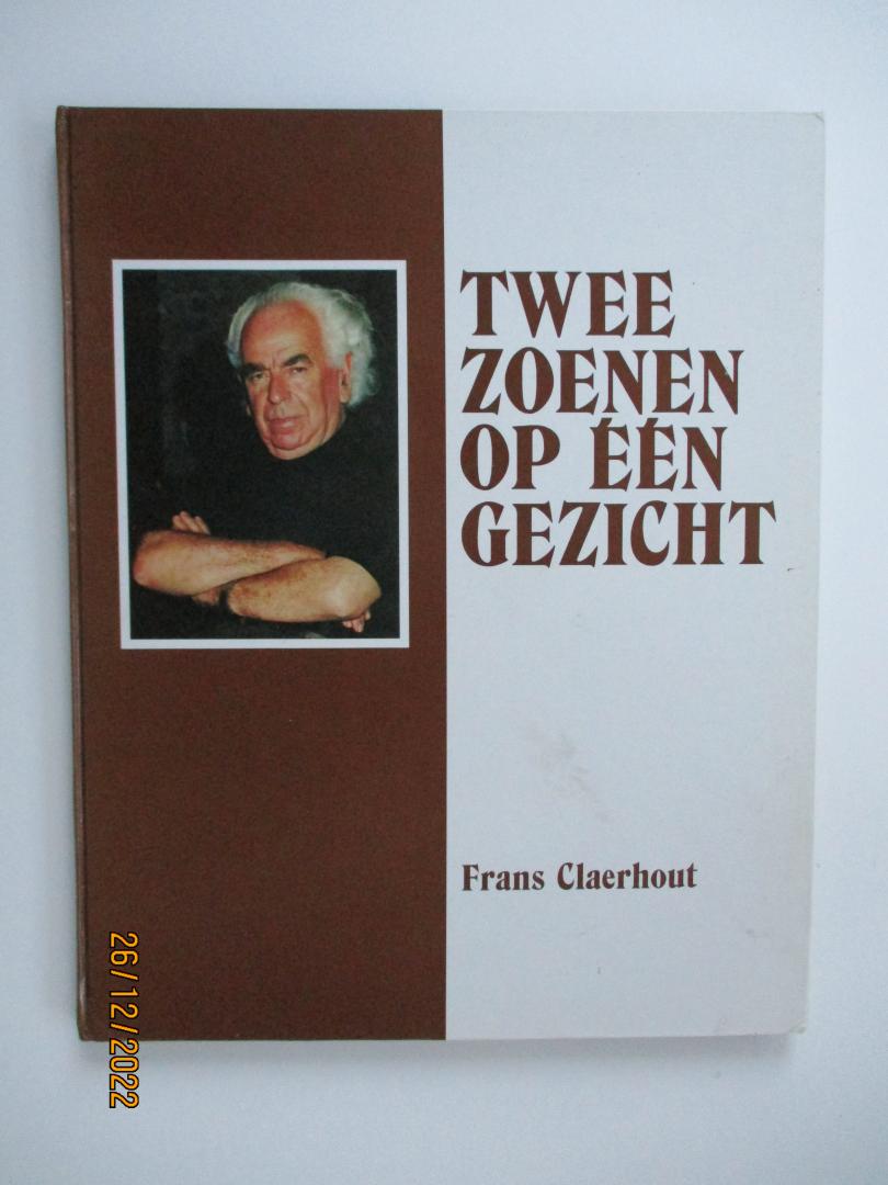 Claerhout, Frans - Twee zoenen op een gezicht (gesigneerd, met ingetekende schets Frans Claerhout ! Uniek !
