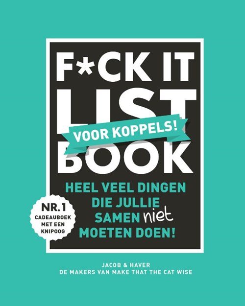 Jacob & Haver - F*CK-it list book voor koppels