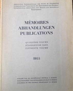 Redactie - Mémoires / Abhandlungen / Publications 1955