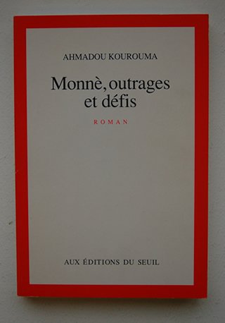 Kourouma, Ahmadou - Monne, Outrages et Defis ( Blindstempeltje Ex Libris )