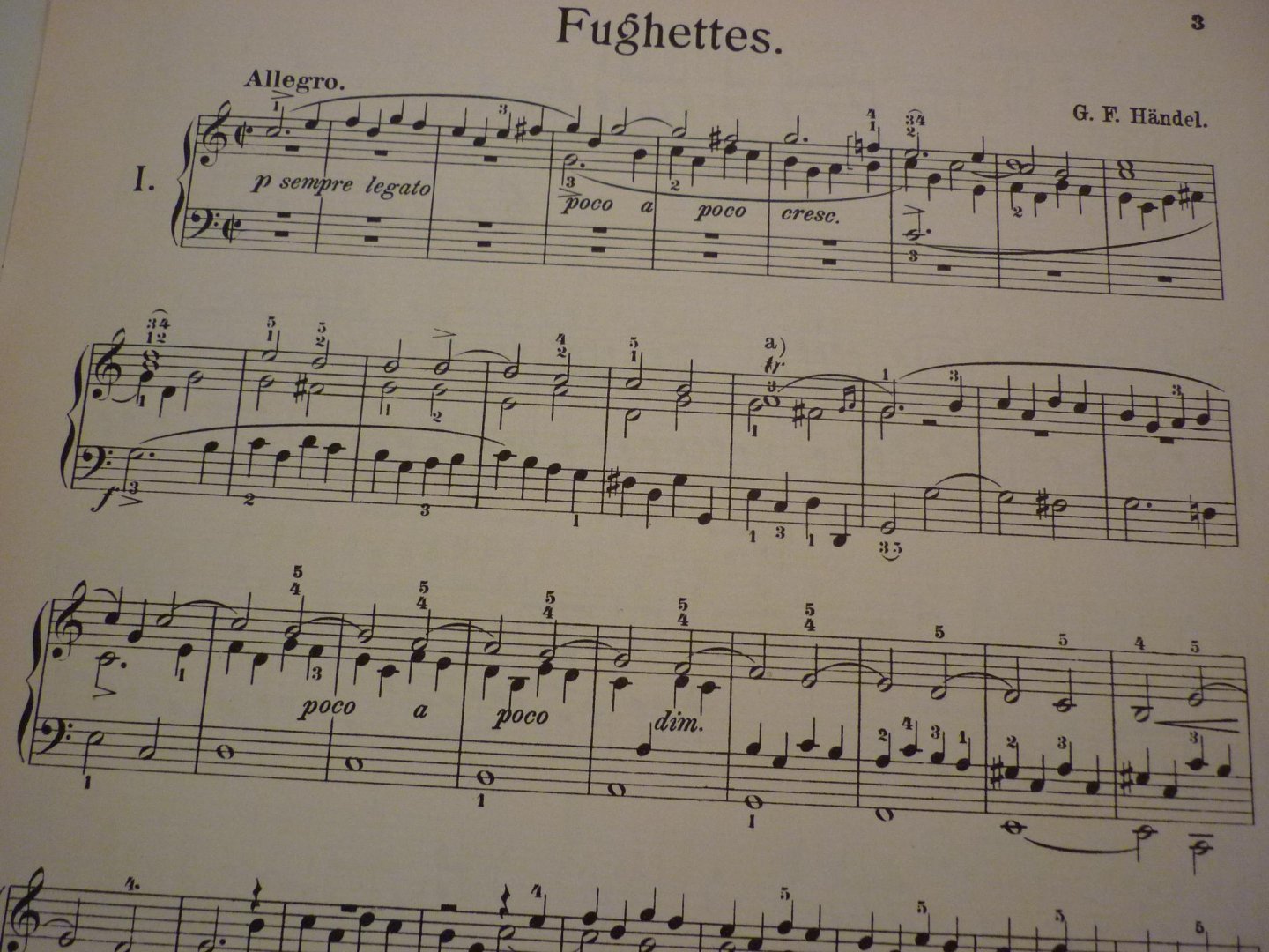 Handel; G.F. (1685 - 1759) - Fughettes (Adolf Ruthardt)
