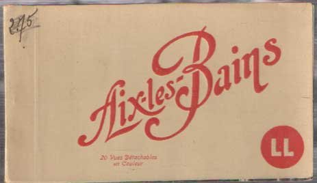  - Aix-les-Bains. 20 Vues detachables en Couleur