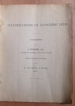Reproduced by K. by K. Ogawa - Illustrations of Japanese Life