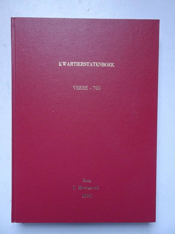Moermond, J.. - Kwartierstatenboek, Veere -700.