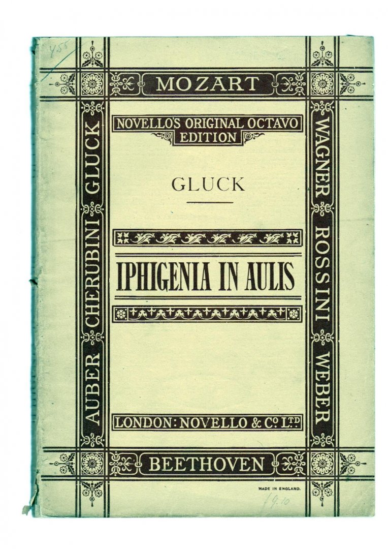 geen - Mozart Iphigenia in aulis  Novello's original octavo Edition