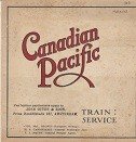 Canadian Pacific - Brochure Canadian Pacific Train Service 1912