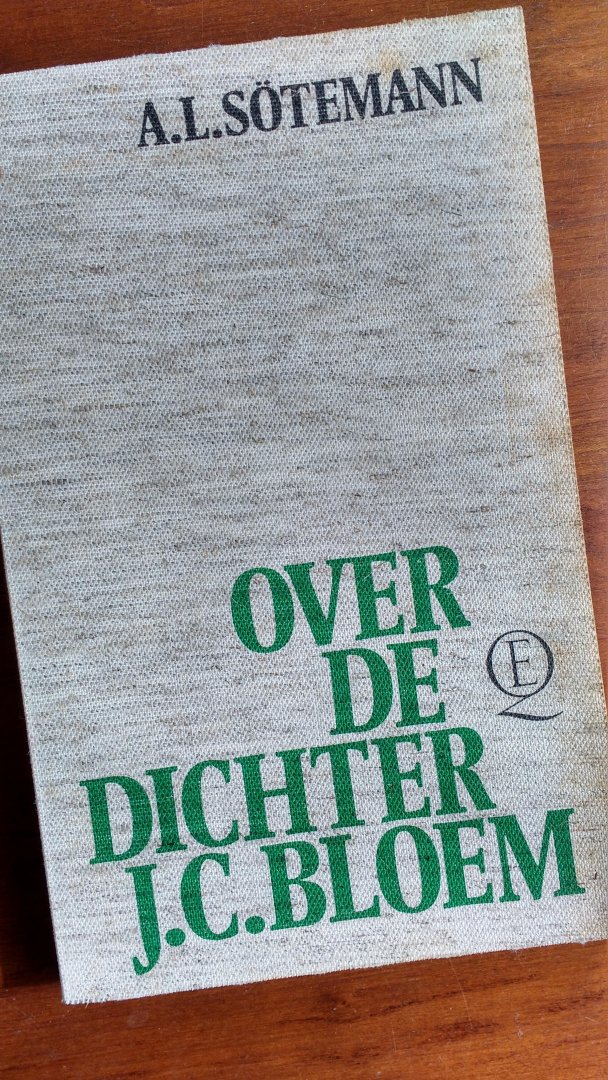Sotemann - Over de dichter J C Bloem / druk 1