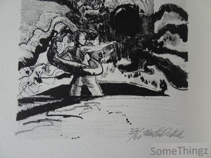 Yvonne Caroutch - Hordes virginales du matin. Edition originale illustrée d'une lithographie de Martin Dieterle. [n° 37 de 60]