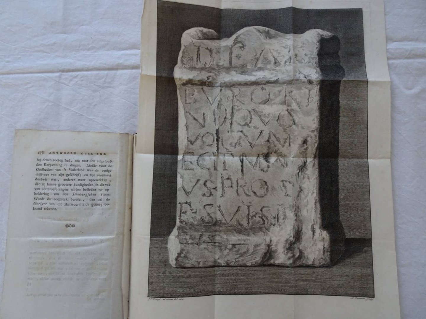 ***. - Antwoord op de vraag, door het Zeeuwsche Genootschap der Wetenschappen voorgesteld: betreffende de Dea Burorina op een' ouden steen, te Domburg gevonden. I. Deel X.