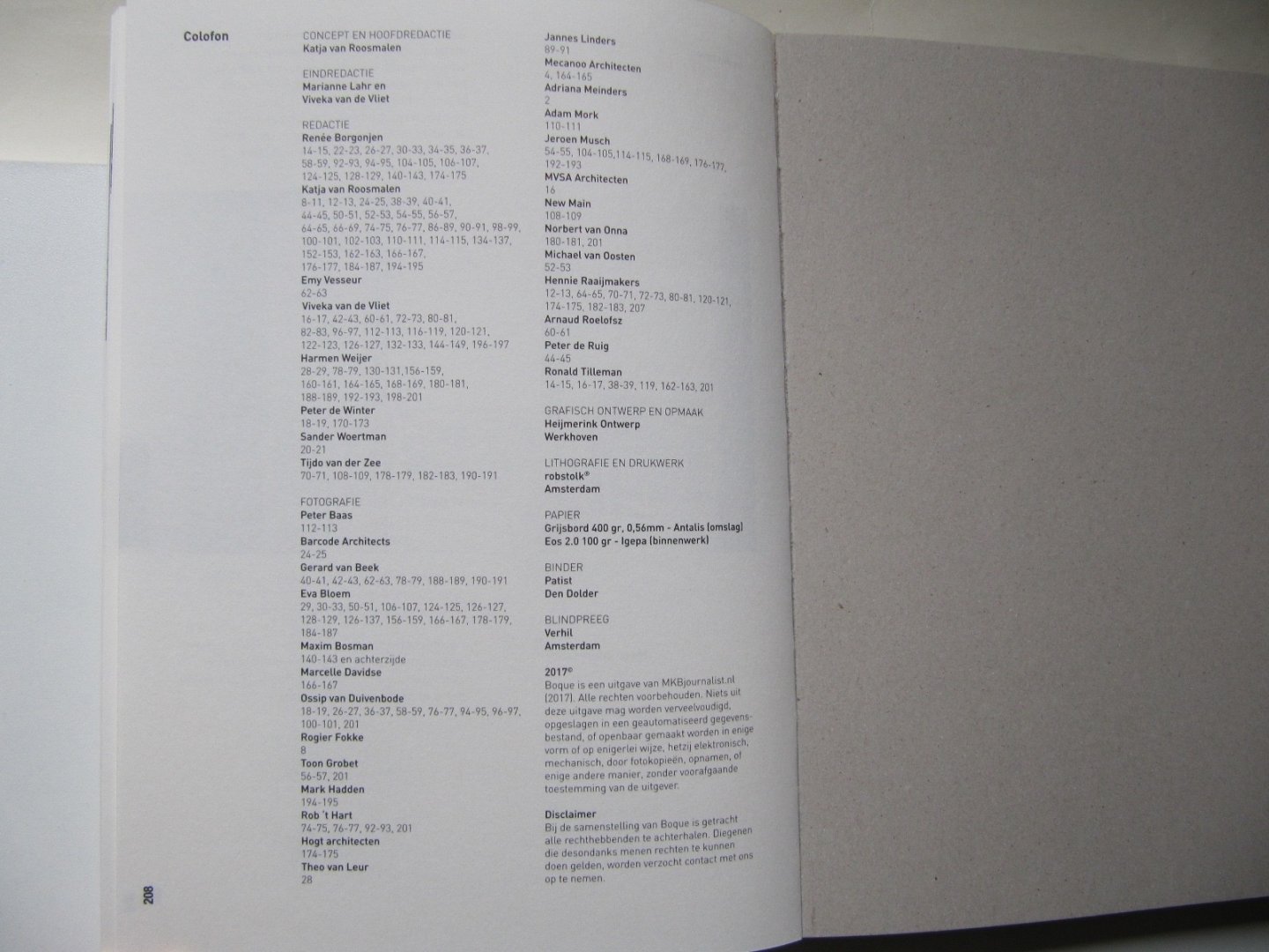 Katja van Roosmalen - Boque 17 - Bouwen aan de toekomst / buiten /exterieur