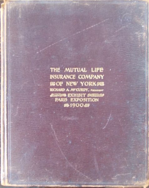 N.N. - Presentatieboek van de The Mutual Life Insurance Company of New York