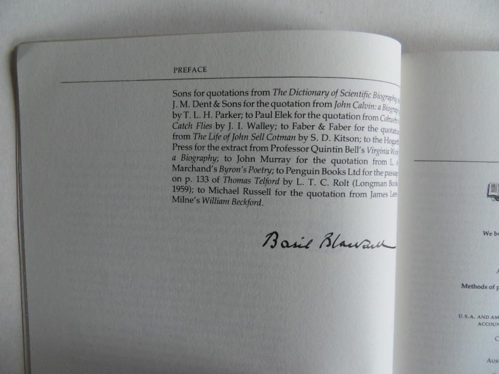 Blackwell, Basil (preface). - Blackwell`s Centenary Antiquarian Catalogue. 1879 - 1979.
