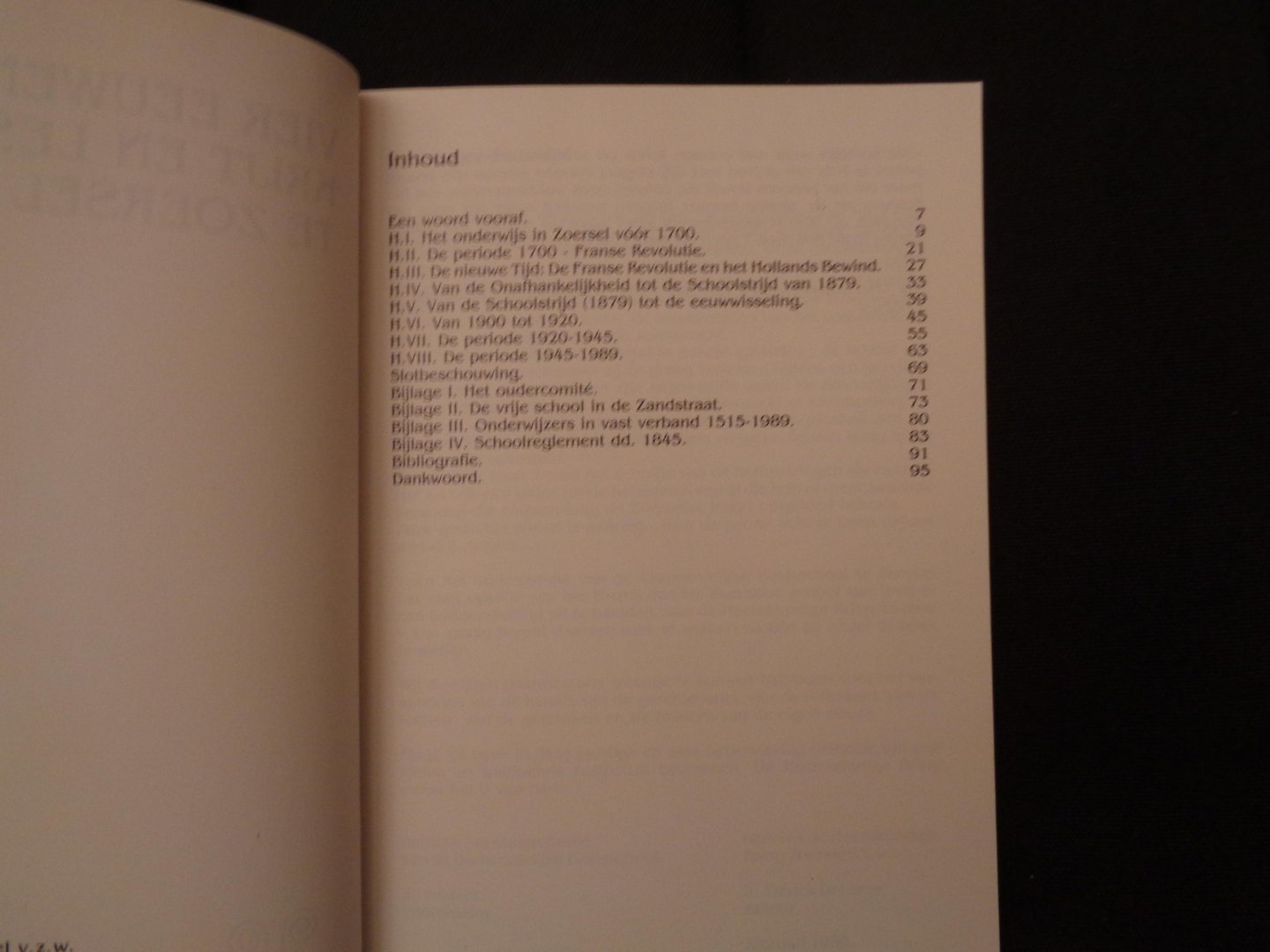 Debaere - Vier eeuwen krijt en lessenaar  te zoersel / druk 1