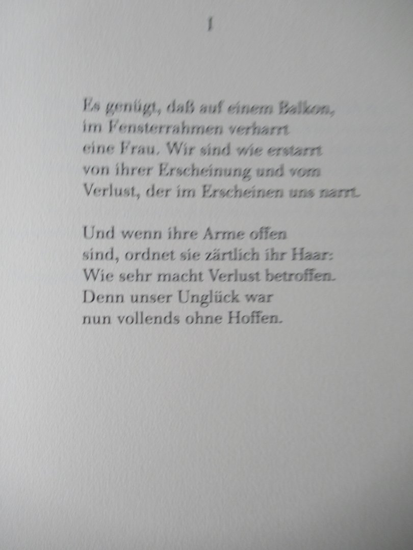 Rilke Rainer Maria - Les fenetres - Die Fenster