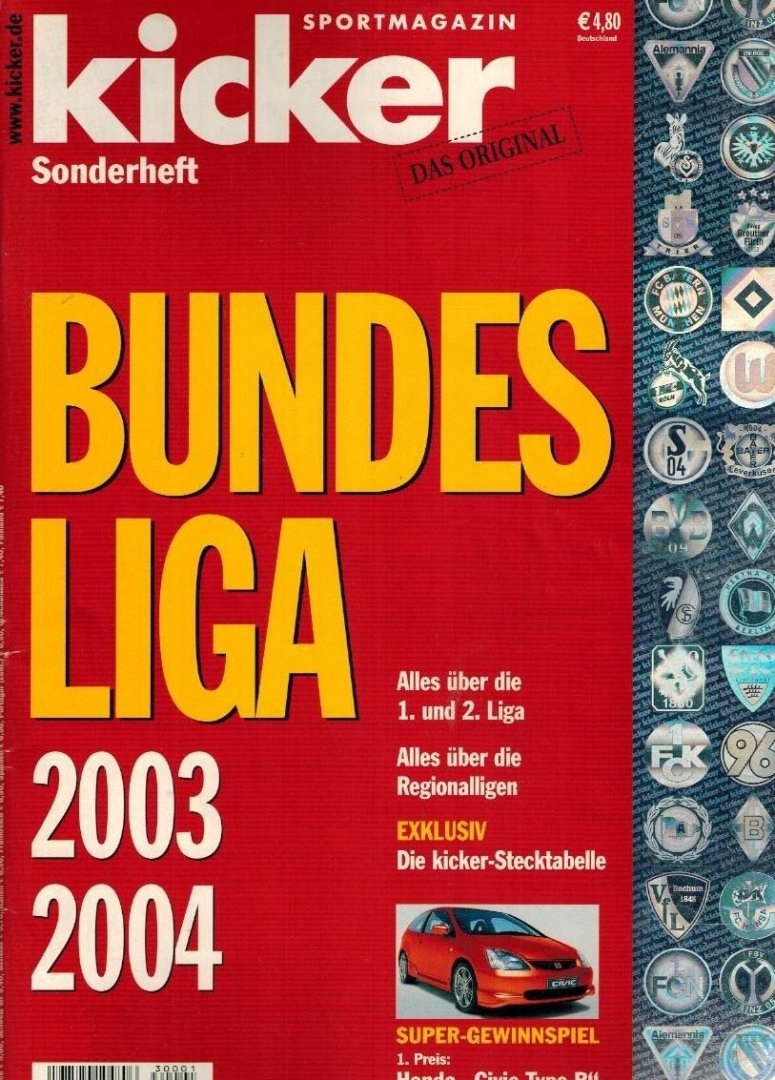 Kicker - Kicker Sonderheft: Bundesliga 2003/2004