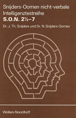 SNIJDERS, J.Th., & N. SNIJDERS-OOMEN - Snijders-Oomen nicht-verbale Intelligenztestreihe. SON 2½-7.