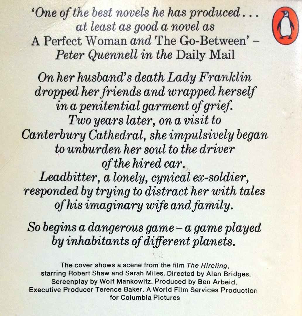 Hartley, L.P. - The Hireling (ENGELSTALIG)