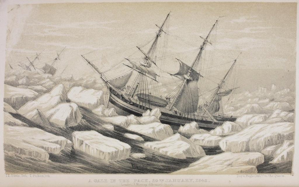 Ross, Captain James Clark - A Voyage of Discovery and Research in the Southern and Antarctic Regions, during the years 1839--43