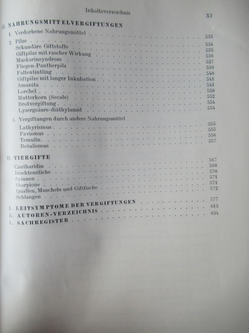 Moeschlin, Sven - Klinik und therapie der vergiftungen