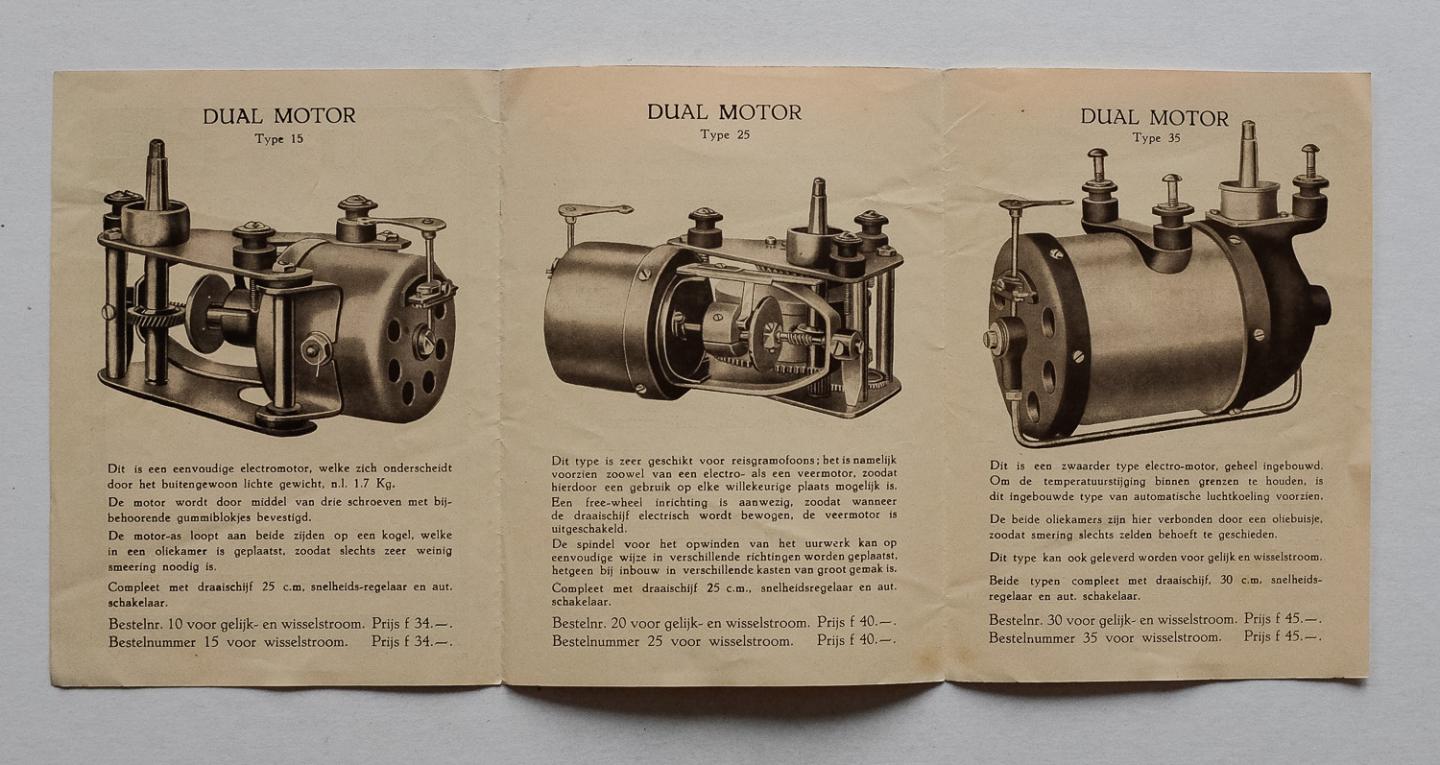 DUAL - DUAL gramofoon-motoren