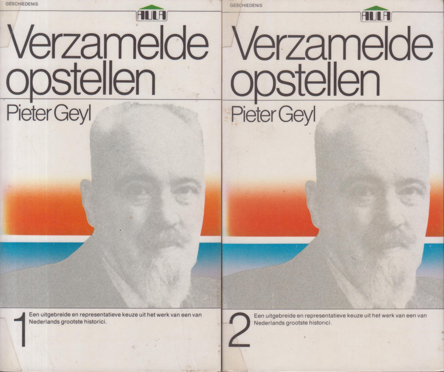 Geijl (Voor publicaties in Angelsaksische landen gebruikte Geijl de spelvariant Geyl - Dordrecht, 15 december 1887 - Utrecht, 31 december 1966), Pieter Catharinus Arie - Verzamelde opstellen. Deel 1 t.e.m 4 compleet - Een uitgebreide en representatieve keuze uit het werk van een van Nederlands grootste historici