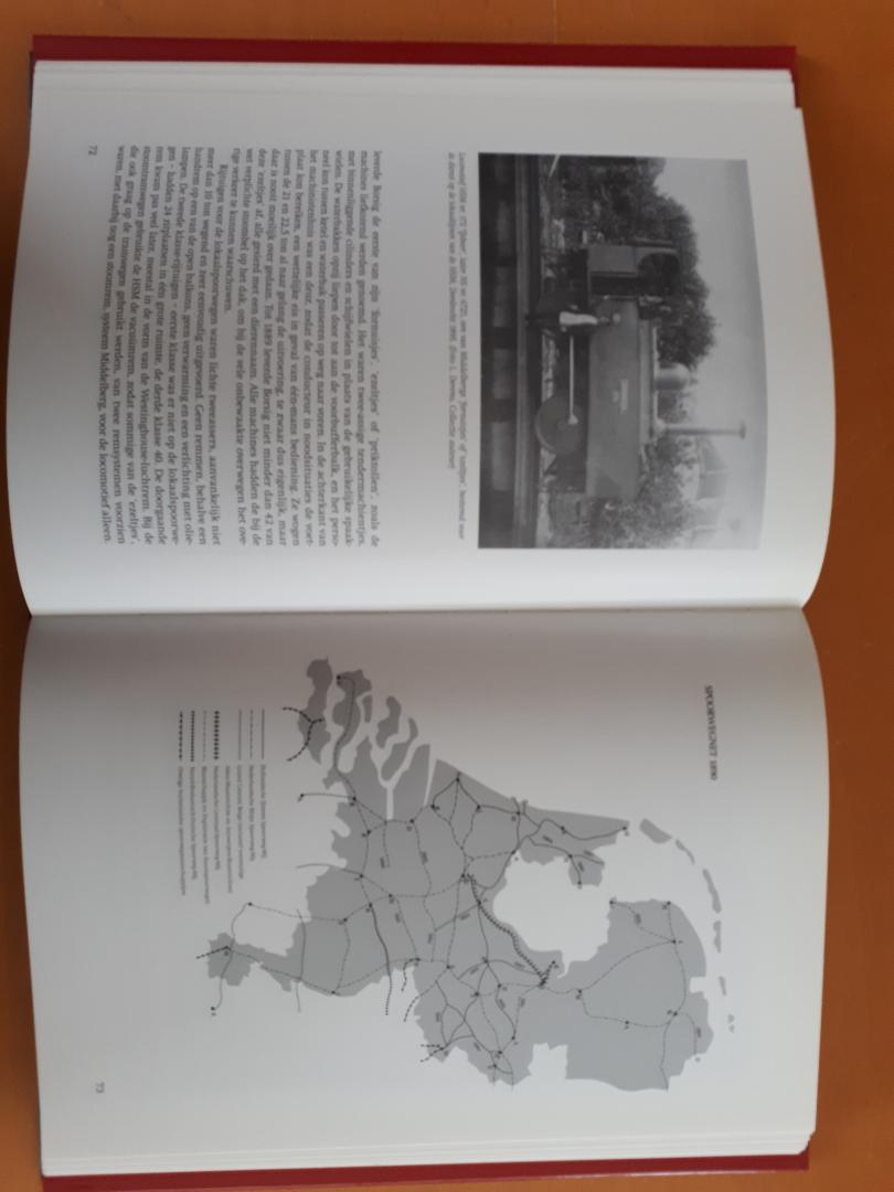 Veenendaal, A.J. - De ijzeren weg in een land vol water / beknopte geschiedenis van de spoorwegen in Nederland 1834-1958