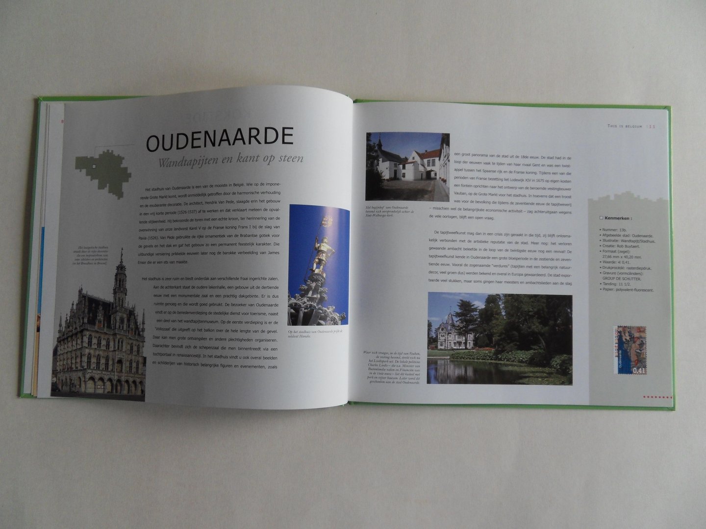 Debray, France; Geest, Joost de. - This is Belgium..... Een ronde van België. [ Compleet met de postzegelvellen ].