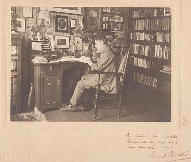 CLEERDIN, Vincent - Originele portretfoto met handgeschreven opdracht.