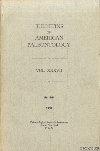 Galloway, J.J. - Bulletins of American Paleontology Vol. XXXVII: Structure and classification of the Stromatoporoidea