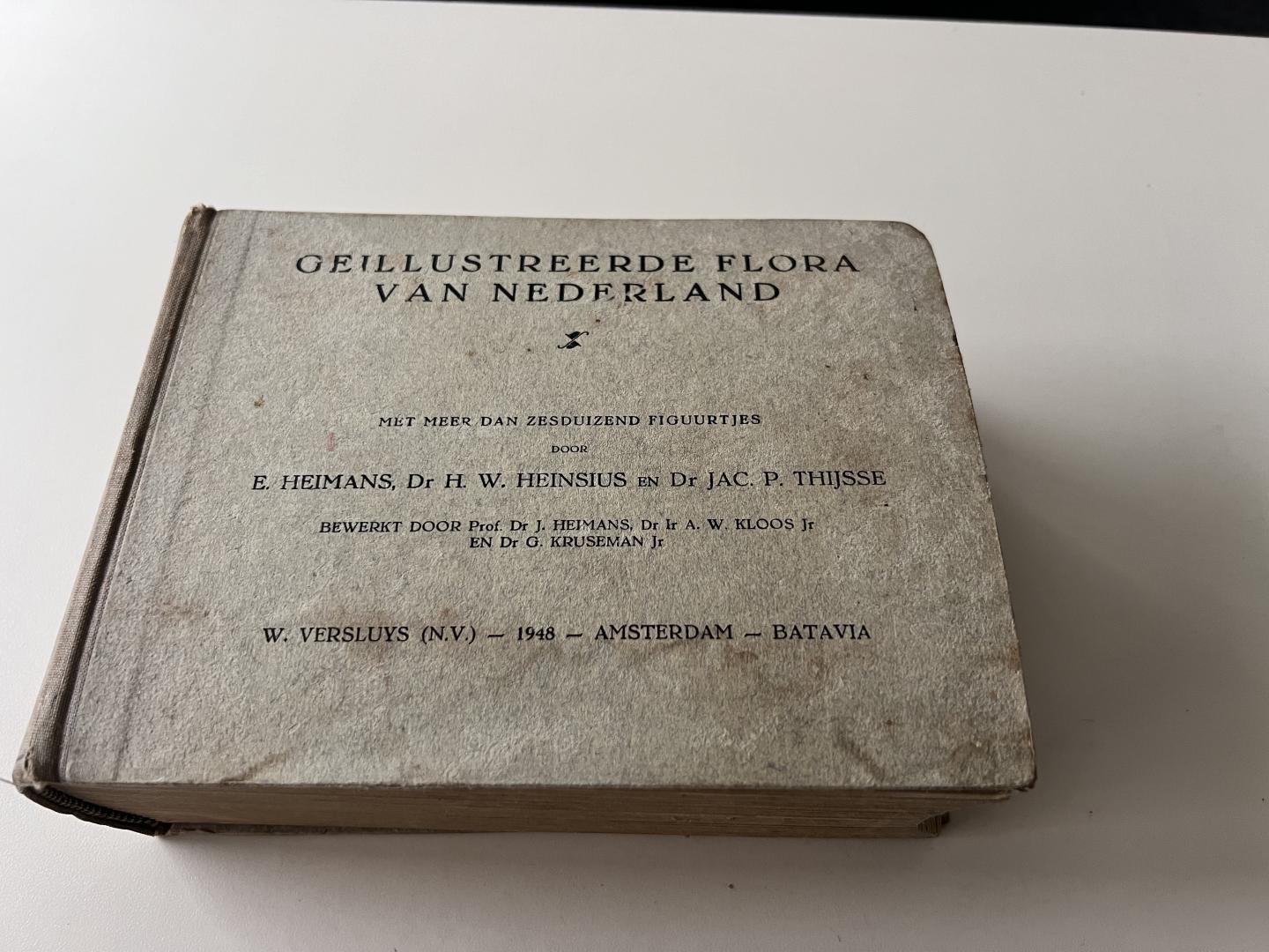 E. Heimans, Dr H.W. Heinsius en Dr Jac. P. Thijsse - Geillustreerde flora van Nederland