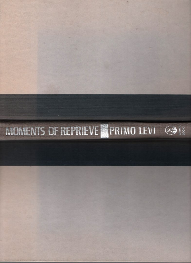 Levi, Primo - Moments of Reprieve, (1979) 1986