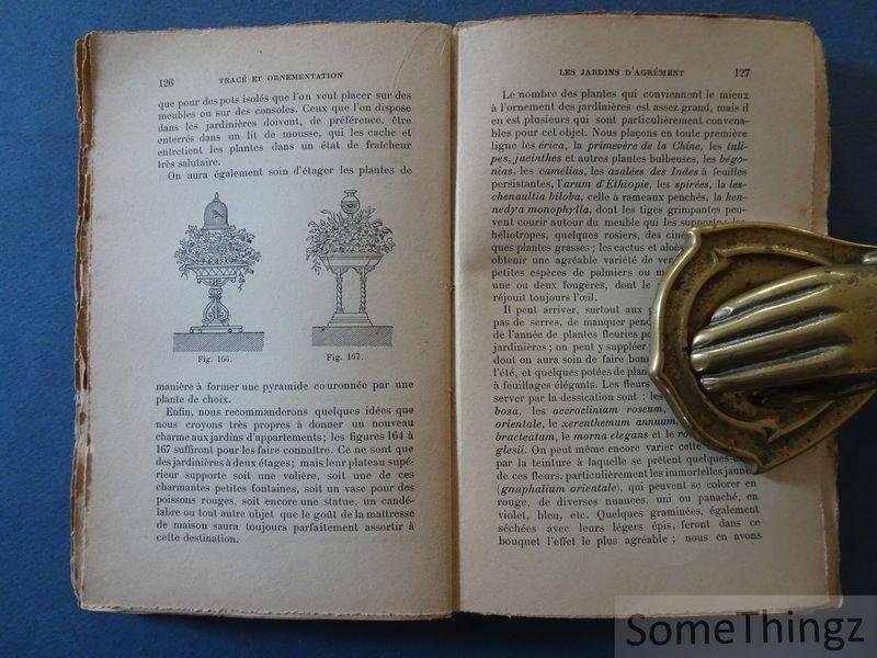 Bona, T. [Théodore.] - Les jardins d'agrément: tracé et ornementation. Ouvrage orné de 191 figures.