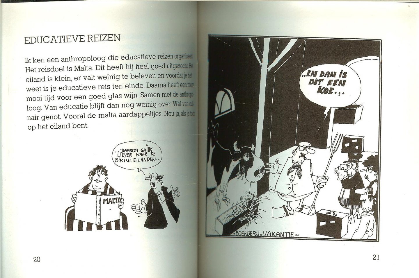 Jochems Ruth ,  Met tekeningen van Hans Busman - Groeten uit  ... Vermaak voor vakantiegangers en thuisblijvers